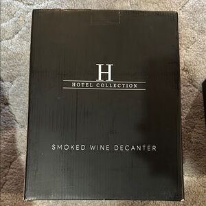 Hotel Collection Smoked Wine Decanter